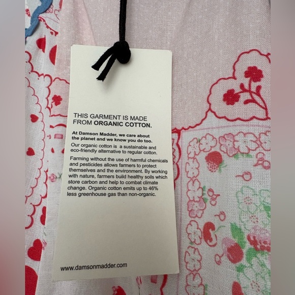 Damson Madder Patchwork Maxi Cotton Skirt - Picture 4 of 6